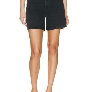 Agolde Stella Women's Black Jean Shorts 28